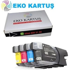 Resim Eko Kartuş Brother MFC-990CW 4 Renk (LC67-LC11-LC16-LC38-LC61-LC6 