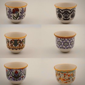 Resim Ela Mix Gawa 6 Kişilik Özel Mırra Fincanı Seti - elalüxmix 