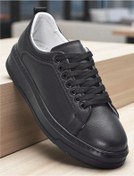 Resim Tab475 Ortopedik Taban Hakiki Deri Erkek Ayakkabı Casual Günlük Erkek Ayakkabı Siyah 