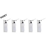 Resim Geseus Dezenfektan Dispenseri Kol İle Kullanım 1000ML Kapasite Şişe dahil-5Adet 