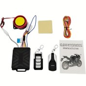 Resim Uzaktan Kumandalı Evrensel 12V Motosiklet Alarm Sistemi, 125dB Yüksek Dekibelli Anti-Hırsızlık Güvenlik Kiti, 5 Seviyeli Hassasiyet, Motor Başlatma/Bitirme, Şarj Edilemeyen Düğme Pil, Tüm Motosikletler İçin 
