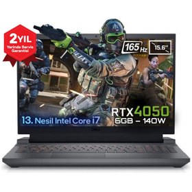 Resim Dell G15 5530 i7-13650HX 64GB 1TB SSD 6GB RTX4050 15.6 FHD 165Hz Ubuntu G1555301104U-64-1 