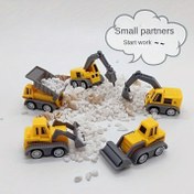 Resim Beş Huili Mini Mühendislik Aracı Ekskavatör Mikser Silindirli Delme Rig Forklift Setleri 