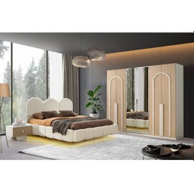 Resim Floransa Mdf Bazalı Yatak Odası Takımı 