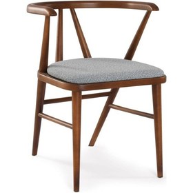 Resim Barok Ceviz Londra Sandalye Kahverengi 