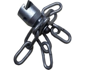 Resim Seybomak 16 mm Kanal Açma Makinesi Yağ Sökücü Zincirli Uç ile Donmuş Yağları Parçalar 