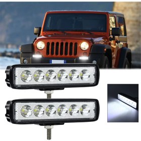 Resim Steellaar 6 Inç LED Işık Çubuğu Beyaz 30W 6000K Çalışma Pod'ları Tek Sıralı Off Road (Yurt Dışından) 