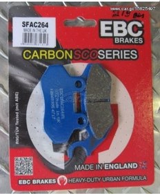 Resim Sym Fiddle Iıı 200I Arka Fren Balatası Ebc Sfac264 Karbon Balata 