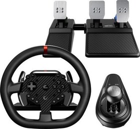 Resim Rowdy V997 Pc -Pedallı - El Ve Sıralı Vitesli Oyuncu Direksiyonu (Sadece Pc Uyumlu) 