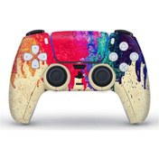 Resim Vinil Cilt Etiket Çıkartması Ps5/pro/ince Denetleyici Koruyucu Kılıf Kapak Ci 4 