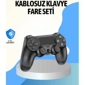 Resim VeraGlobe Buğz Ps4 Uyumlu Kablosuz Oyun Kolu Ergonomik Çift Titreşimli 
