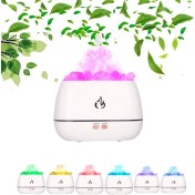 Resim Hava Nemlendirici Tuz Lambalı Tuz Hediyeli Humidifier 200 ml Salt Lamp Ultrasonik Gece Lambası 