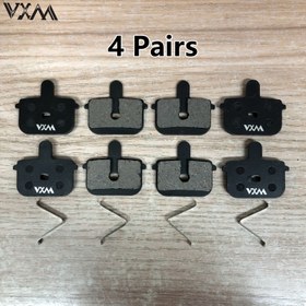 Resim 4 Çift VXM 11E Dağ Bisikleti Disk Fren Pedleri - Yüksek Performanslı Bakır Lif ve Kevlar Lif, Kararlı Frenleme ve Termal İletkenlik, TONGLI TOLAN T8 Hidrolik Disk Fren Sistemleriyle Uyumlu, Katlanabilir ve Yol Bisikletleri için (Siyah), Bisiklet Frenleri 
