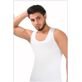 Resim Sistina Beyaz Penye 3'lü Erkek Atlet-sismen03 Siyah - Beyaz - Gri 