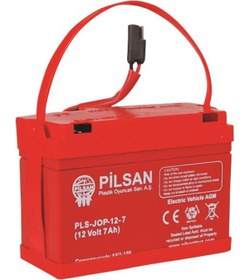 Resim PİLSAN Pilsan 12 Volt 7 Amper Akülü Araba Aküsü 12 V 7 A Pilsan Akü 