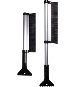 Resim Moveevo Alüminyum Genişletilebilir Araç Kar Tırpanı Ve Buz Kovalı - Donmuş Cam Ve Kar Temizleyici, Kış Araç Bakımı Gereci Sd-x009 