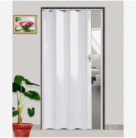 Resim Akordiyon Kapı Beyaz,Katlanır Kapı 203x85Cm 