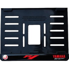 Resim Yamaha R1 Uyumlu 1 Plastik 15x24 Cm Kırılmaz Plakalık 