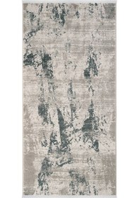 Resim Cool Halı Safir 8617 Mavi Yolluk Uzun Antre Hol Koridor Halısı Modern Dokuma Yatak Odası Halı Yolluk 