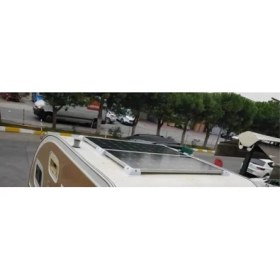 Resim Sparkstar Tekne Ve Karavan Için Güneş Paneli Montaj Seti 7 Parça Beyaz Renkli 