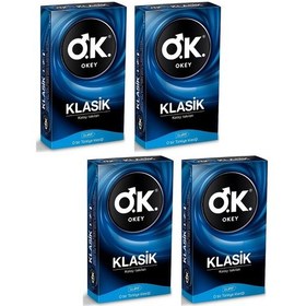 Resim Okey Klasik Prezervatif 10'lu x 4 