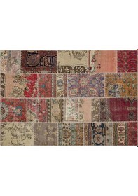 Resim Eşsiz El Yapımı Patchwork Halı 160 X 230 Cm 6194 