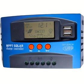 Resim 1 adet Sone MPPT Güneş Şarj Kontrol Cihazı, LCD Ekranlı 12V/24V Akıllı Akü Regülatörü, Çift USB Bağlantı Noktası, Zamanlayıcı Ayarı, Yalıtım Malzemesi, Sabit Kablolu Güç Kaynağı, 50V Altında Voltaj - Akü Dahil Değildir 