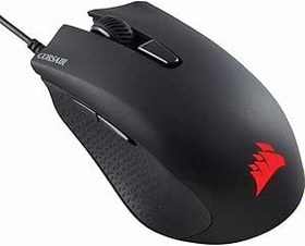 Resim Corsair Harpoon RGB PRO FPS/MOBA Kablolu Oyuncu Faresi, RGB LED, 12.000 DPI Optik Sensör, 6 Programlanabilir Tuş, 85 gr, Siyah (CH-9301111-EU) 
