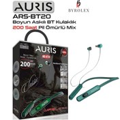 Resim AURIS KULAK İÇİ BOYUN BANTLI 200 SAAT PİL ÖMÜRLÜ LCD EKRANLI KABLOSUZ (BLUETOOTH) KULAKLIK 