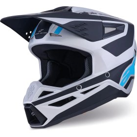 Resim Alpinestars SM3 Heath Off-Road Kaskı Siyah Gri 