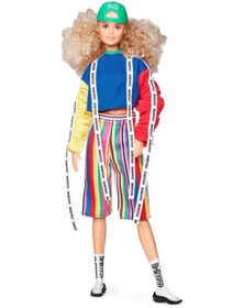 Resim Barbie Koleksiyon Bebeği Şapkalı Kıvırcık GHT92 
