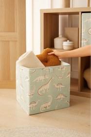 Resim Ocean Home Textile Dinozor Çocuk Odası Oyuncak Düzenleyici Saklama Kutusu 33x30x33 