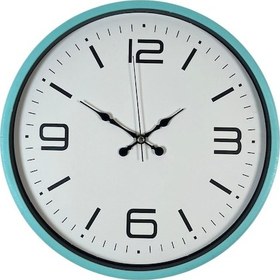 Resim Büro Ev Ofis Hediyesi İçin 36cm Turkuaz Style Dekor Duvar Saati Diğer 