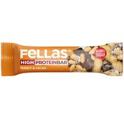 Resim Fellas yüksek protein bar - yer fıstıklı ve kakaolu 45g 