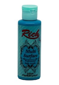 Resim Rich Multi Akrilik Boya 2204 Turkuaz 120 Cc 