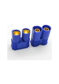 Resim EC8 Dişi Erkek Konnektör Çifti 8Mm Banana Tip Altın Kaplama 200A 