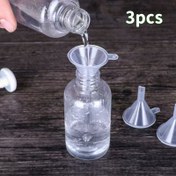 Resim Parfüm ve Esansiyel Yağ Transferi için 3 adet Mini Plastik Funnels - Kullanımı Kolay, Gıda ile Temas Yok, Örnek Alma ve Şişeleri Doldurmak İçin İdeal, Parfüm Transferi | Pratik Tasarım | Dayanıklı Plastik 