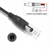 Resim 5.5Mm X 2.1Mm 15Cm Erkek Adaptör Kablosu 22Awg 36V 3A Besleme 