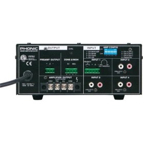 Resim PHONIC CA60 60W Anons Mixer Amplifier 70/100V Trafolu 