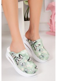 Resim Airmax Taban Ortopedik Sabo Terlik Doktor Hemşire Terliği 438 Yeşil 