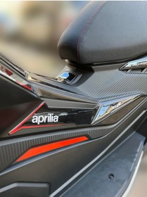 Resim Redline Grafik Aprilia Sr Gt 200 125 Kırmızı Siyah Yan Pad 