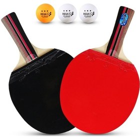 Resim Ranyeek Profesyonel Masa Tenisi Raket Seti - 2 Raket, 3 Top Ve Taşıma Çantası İle Tam Kapsamlı Eğitim Paketi 