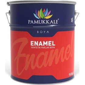 Resim Pamukkale Enamel Sentetik Parlak Boya 15 Kg Havai Mavi 