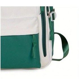 Resim Maxaccess Green Geniş Kapasiteli Sırt Çantası Hafif Okul Çantası Ayarlanabilir Askılar Yeşil 