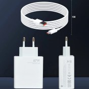 Resim Gökkuşağı Xiaomi Redmi Note 12 Pro 4g Turbo Hızlı Şarj Cihazı Aleti Şarj Cihazı Aleti ve Kablo Seti Type-C 67W 