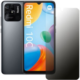 Resim Xiaomi Redmi 10C / Poco C40 Hayalet Privacy FlexiGlass MAT Nano E 