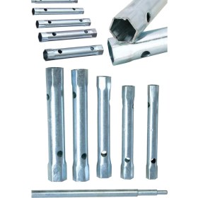 Resim Munico 8-17MM Metrik Boru Kutusu Anahtarı Set Bujili Anahtarlık Çelik Çift Uçlu Otomotiv Çekül Onarımı Için 
