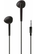 Resim karadağsb Linktech H35 Mikrofonlu Kulak İçi Kablolu Kulaklık 3.5Mm Siyah 