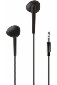 Resim karadağsb Linktech H35 Mikrofonlu Kulak İçi Kablolu Kulaklık 3.5Mm Siyah 