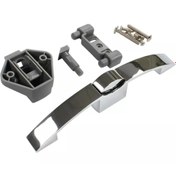 Resim Basçek Kulp Dolap Kilidi Parlak 10 Adet Yatek Karavan Tekne 